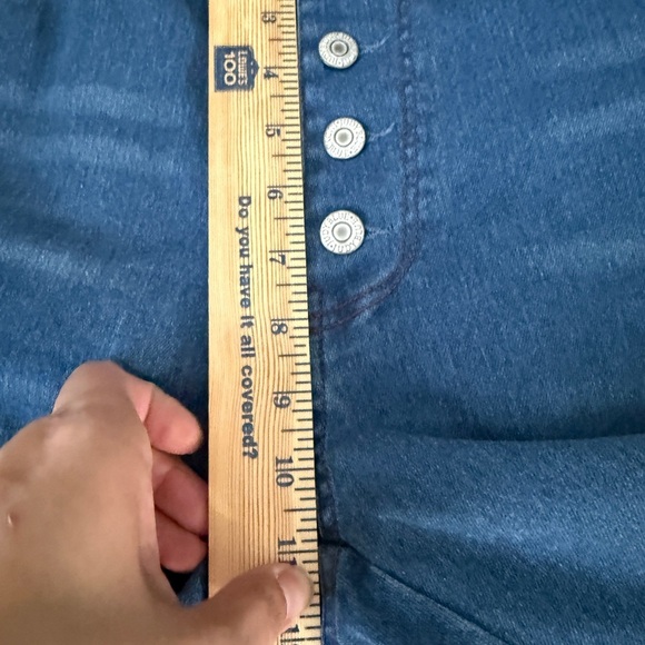 Judy Blue High Waist Button Fly Medium Wash Stretch Jeans - Picture 6 of 11